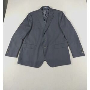Polo Ralph Lauren Suit Jacket Mens 46R Blue Wool Blend Corpcore Office Corporate